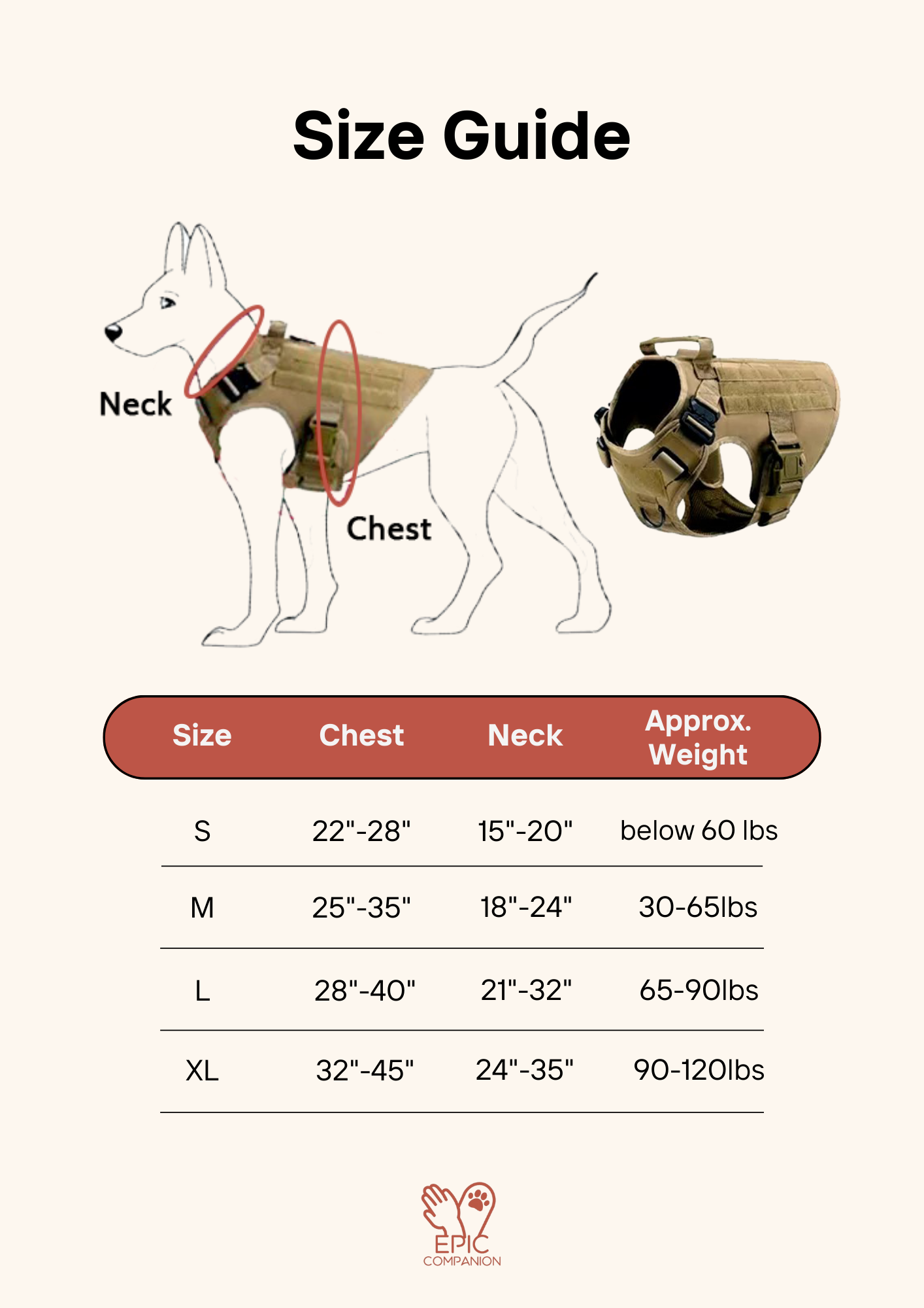 Premium Tactical Military Grade No Pull Harness