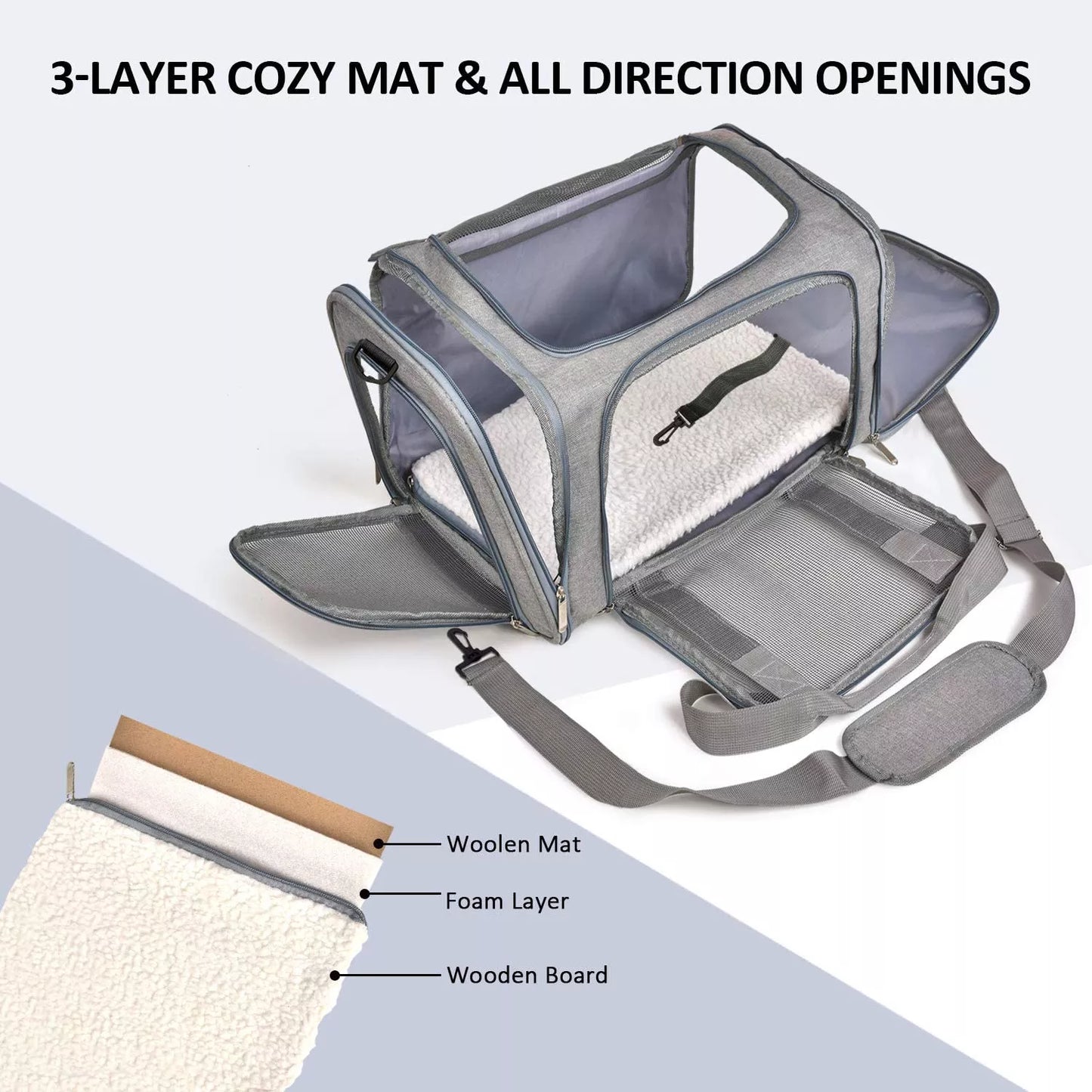 Premium Pet Travel Carrier Bag