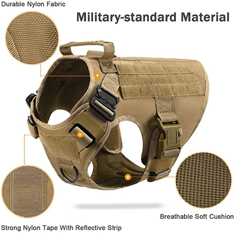 Duitse Herder Doberman Labrador Diensthond Militair Tactisch Harnas En Riemset Middelgrote En Grote Hond Geen Trekharnas Militair Tactisch Hondenharnas Vest Hond Camping Jacht Trainingsharna Duitse Herder Doberman Labrador Diensthond Militair Tactisch Harnas En Riemset Middelgrote En Grote Hond Geen Trekharnas Militair Tactisch Hondenharnas Vest Hond Camping Jacht Trainingsharna