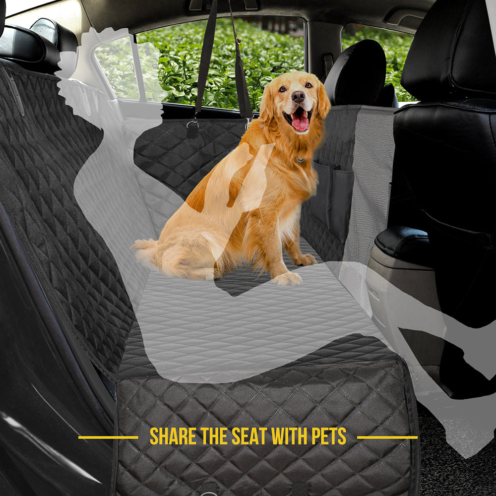 Premium HD Quilted Dog Car Seat Cover – Rear Bench, Waterproof, Fits Vauxhall Astra Corsa Insignia